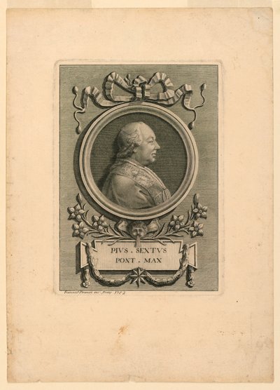 Papa Pius VI (1775-1799) by Francesco Piranesi