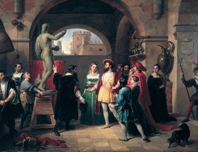 Fransa Kralı I. François (1494-1547), Buenvenuto Cellini