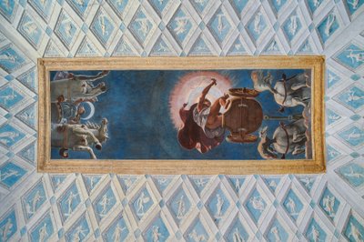 Güneş ve Ay Odası (Camera del Sole e della Luna): Diana ve Apollo tarafından kullanılan Güneş ve Ay