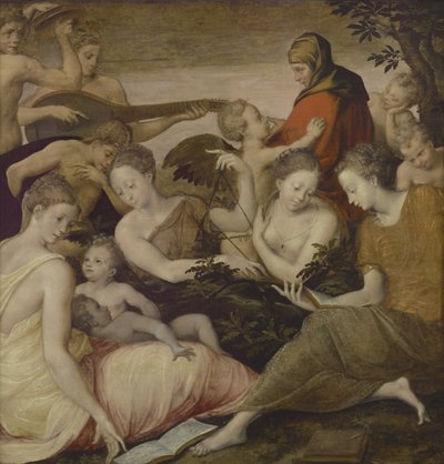 Müzik Sanatı, c.1565 by Francesco Primaticcio