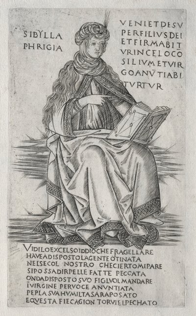 Sibyller: Frig Sibyl, c. 1470-1480. by Francesco Rosselli