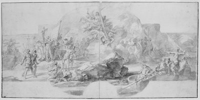 Kolomb'un Amerika'ya İnişi, 1715-1716 by Francesco Solimena