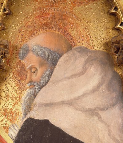 Dalbono Edward profili Lazara Altarpiece detayı, Francesco Squarcione (1397-1468), panelde tempera by Francesco Squarcione