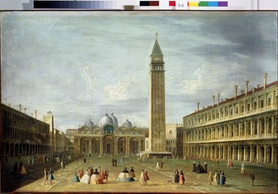 San Marco Bazilikası ve Campanile ile Venedik
