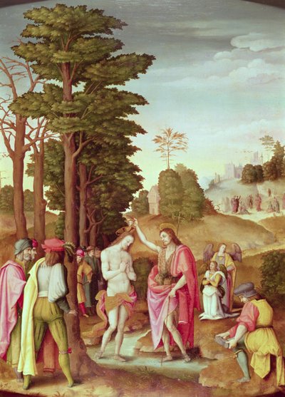 İsa'nın Vaftizi by Francesco Ubertini, Il Bacchiacca