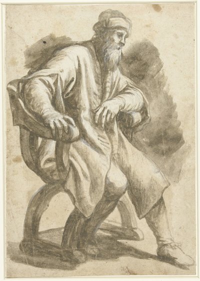 Koltukta oturan adam by Francesco Vanni
