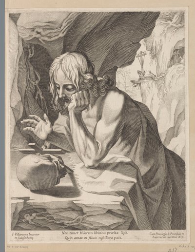 Aziz Hilarion by Francesco Villamena