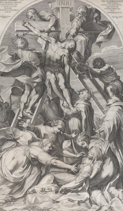 Haçtan İniş, 1606. by Francesco Villamena