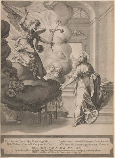 Duyuru by Francesco Villamena, after Mario Arconio