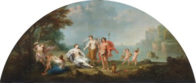 Bir Bacchus ve Ariadne by Francesco Zuccarelli