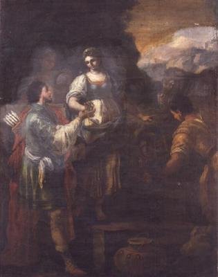 Rebecca ve Eliezer Kuyuda by Francesco de (attr. to) Mura