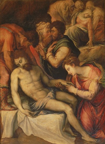 İsa'nın tahttan indirilmesi by Francesco de Rossi Salviati Cecchino