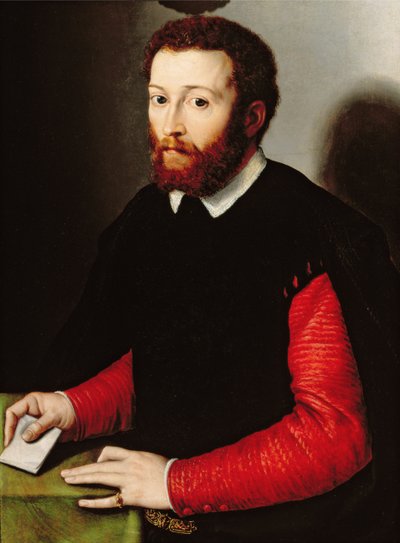 Mektup Tutan Bir Adamın Portresi, c.1530-40 by Francesco de Rossi Salviati Cecchino