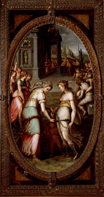 Juno'nun Venüs kuşağını ödünç alması (Resim by Francesco del Coscia