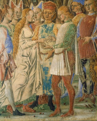 İtalya, Ferrara, Palazzo Schifanoia, Ayın Salonu, Haziran ayı, Francesco del Cossa (1436-1478) by Francesco del Cossa