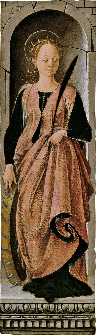 Aziz Catherine by Francesco del Cossa