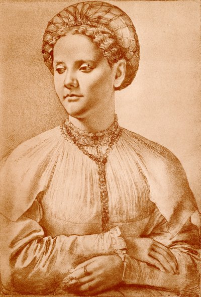 kadın portresi by Francesco di Cristofano Franciabigio