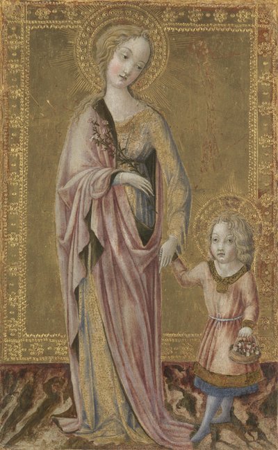 Aziz Dorothy ve Bebek İsa, yaklaşık 1460 by Francesco di Giorgio Martini