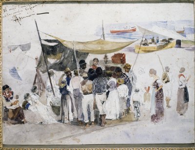 Masalcı, Francesco Marino (1892-1954) tarafından. İtalya by Francesco di Marino