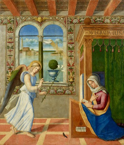 Müjde, 1504. by Francesco di Simone da Santacroce