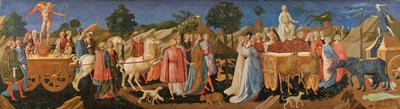 Aşk, İffet ve Ölümün Zaferleri, c. 1450 by Francesco di Stefano Pesellino
