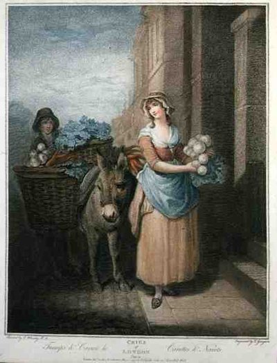"Şalgam ve Havuç Ho", Thomas Gaugain (1748-1812) tarafından oyulmuş "Londra