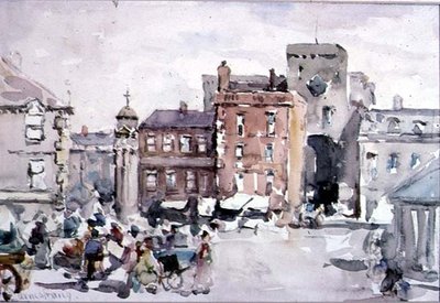 Newcastle Upon Tyne yakınlarındaki Hexham by Francis Abel William Taylor Armstrong