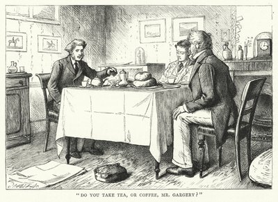 Charles Dickens tarafından Büyük Beklentiler için İllüstrasyon (gravür) by Francis Arthur Fraser