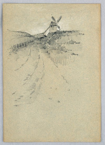 bir yel değirmeni by Francis Augustus Lathrop