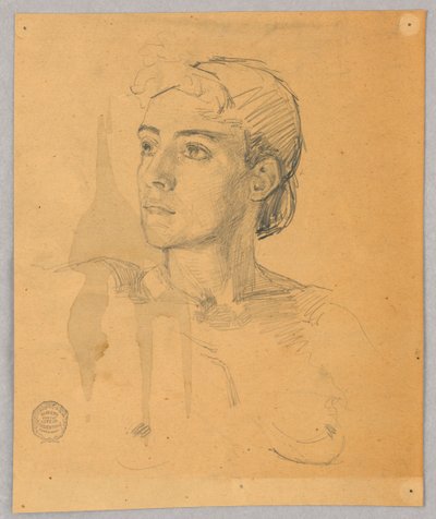 Çıplak Kadın Büstü by Francis Augustus Lathrop
