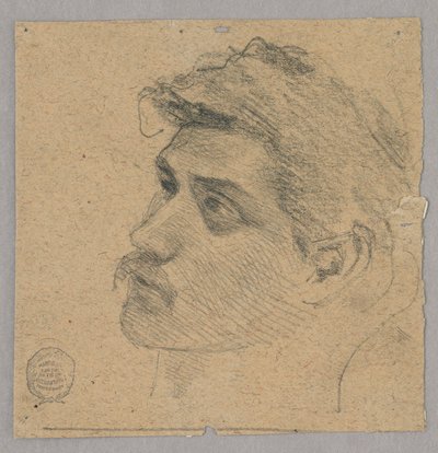 Bir Adamın Başı by Francis Augustus Lathrop