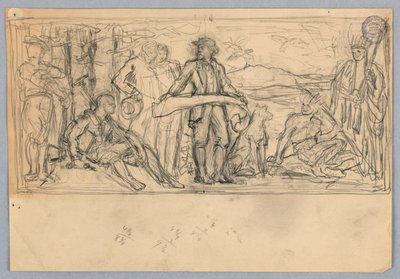 Duvar Resmi Kroki by Francis Augustus Lathrop