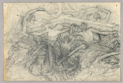 Haç Taşıyan Figürlerin Kroki by Francis Augustus Lathrop