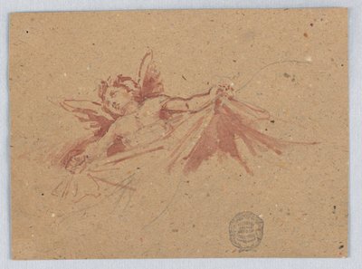 Perdeli Putti Kroki by Francis Augustus Lathrop