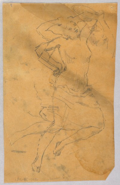 Kadın Figürü Kroki by Francis Augustus Lathrop