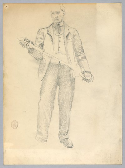 Bir Adamın Kroki by Francis Augustus Lathrop