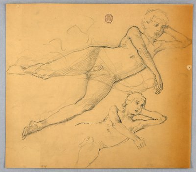 Çıplak Figür Çalışmaları by Francis Augustus Lathrop