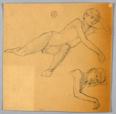 Çıplak Figür Çalışmaları by Francis Augustus Lathrop