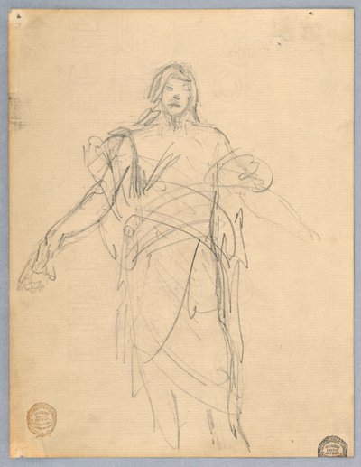 İsa için Çalışma, Chancel of St. Bartholomew, New York by Francis Augustus Lathrop