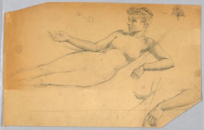 Çıplak Figür Çalışması by Francis Augustus Lathrop