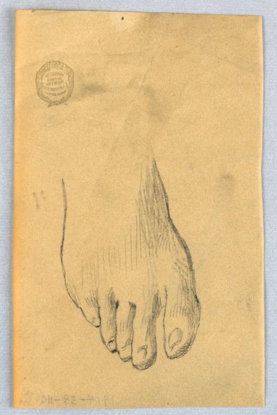 Sağ Ayak Çalışması by Francis Augustus Lathrop