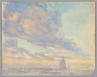 Bulutların incelenmesi, Roma, İtalya by Francis Augustus Lathrop
