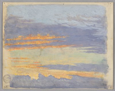 Bulutların incelenmesi, Roma, İtalya by Francis Augustus Lathrop