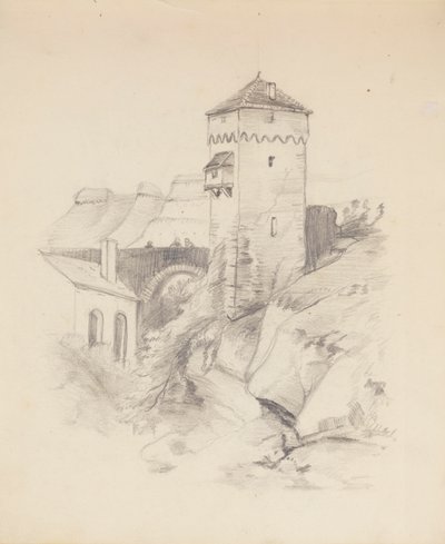 Bir Köyde Kule by Francis Augustus Lathrop