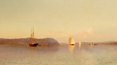 Öğleden Sonra, Haverstraw Körfezi by Francis Augustus Silva