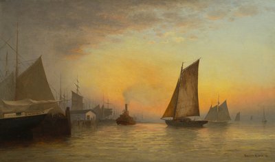 New York Limanı, NY, 1880 by Francis Augustus Silva