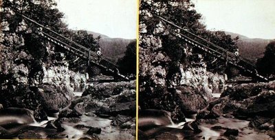 Bettws-y-Coed, Madenci Köprüsü (fotoğraf) by Francis Bedford