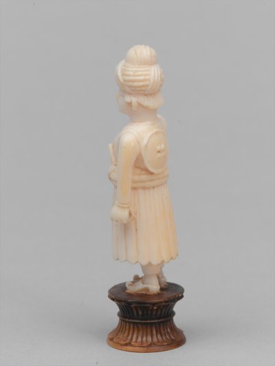 Siyah piyon, satranç taşı, Hindistan, 1820 dolaylarında by Francis Bedford