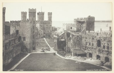 Carnarvon Kalesi ve Düzlükler by Francis Bedford