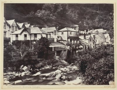 Lynmouth, Riverside Kulübeleri, 186094. by Francis Bedford